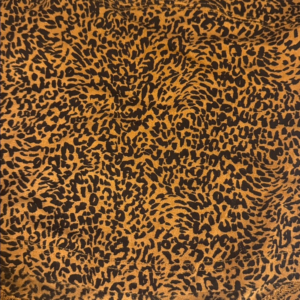 Free People Wide Eyed Top - Leopard Print - Small - Picture 7 of 7